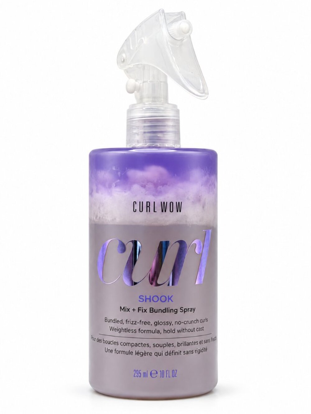 Curl Wow Shook Mix + Fix Bundling Spray – Weightless Curl Defining Spray, 10floz
